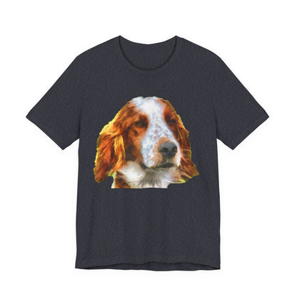 Irish Red & White Setter - Unisex Jersey Short Sleeve Tee