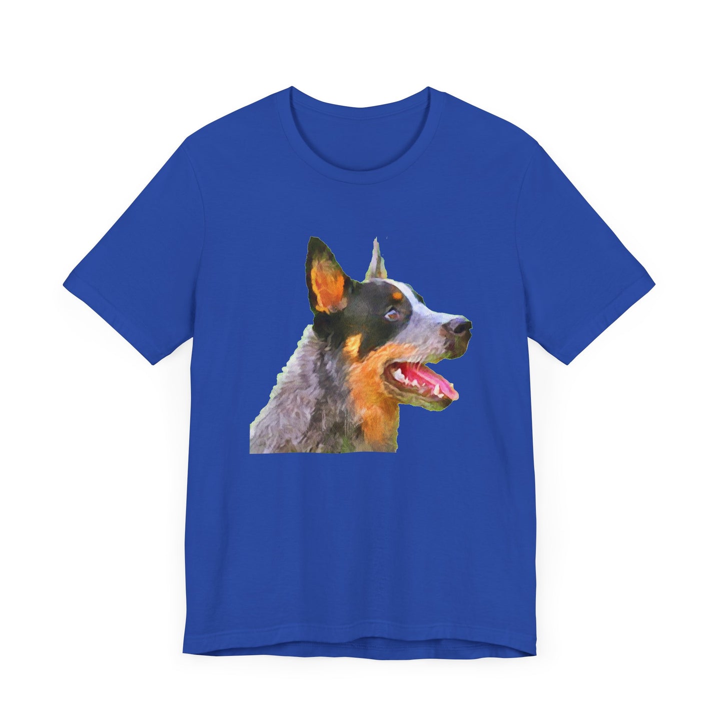 Blue Heeler - Australian Cattle Dog 'Percy' Unisex Jersey Short Sleeve Tee