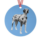 Great Dane 'Zeus' Metal Ornaments