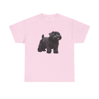 Black Russian Terrier  -  Unisex Heavy Cotton Tee