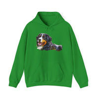 Bernese Mountain Dog - #1  -  Unisex 50/50 Hooded Sweatshirt