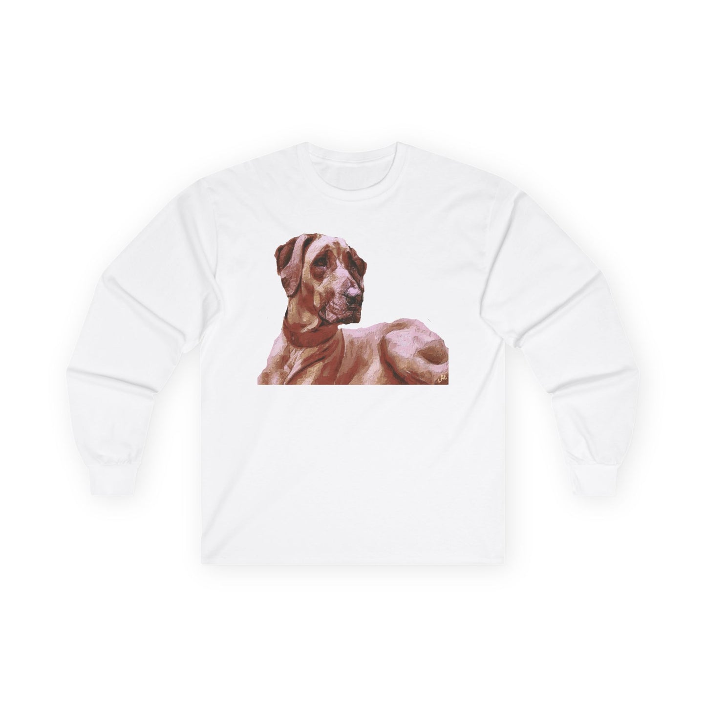 Rhodesian Ridgeback 'Thor' Unisex Cotton Long Sleeve Tee