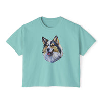 Alaskan Klee Kai Women's Oversized Boxy Tee