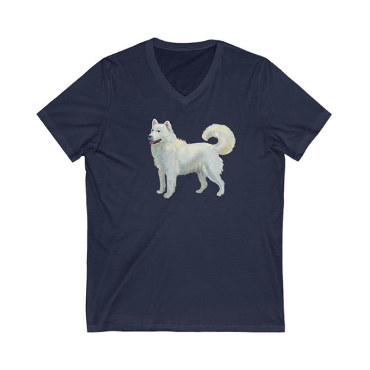Hokkaido Unisex Jersey Short Sleeve V-Neck Tee - A Delightful Wardrobe Essential
