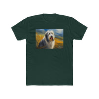 Old English Sheepdog Men's Fitted Cotton Crew Tee