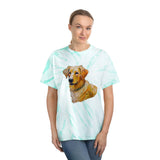 Golden Retriever Puppy - Unisex Tie-Dye Tee, Cyclone