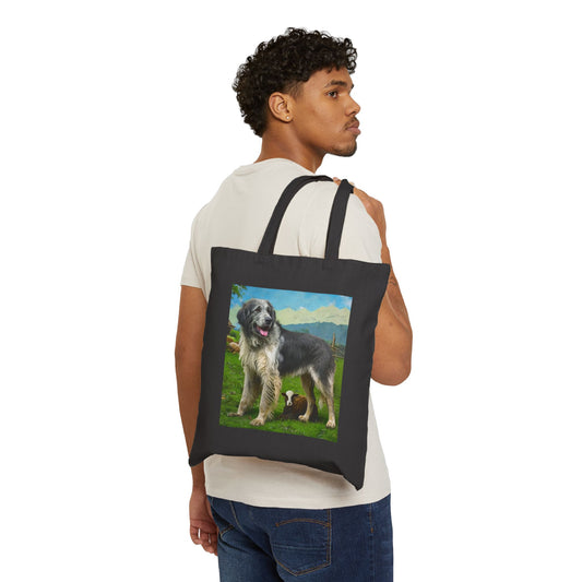 Romanian Carpathian Shepherd Cotton Canvas Tote Bag