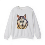 Siberian Husky 'Sacha' Unisex 50/50 Crewneck Sweatshirt