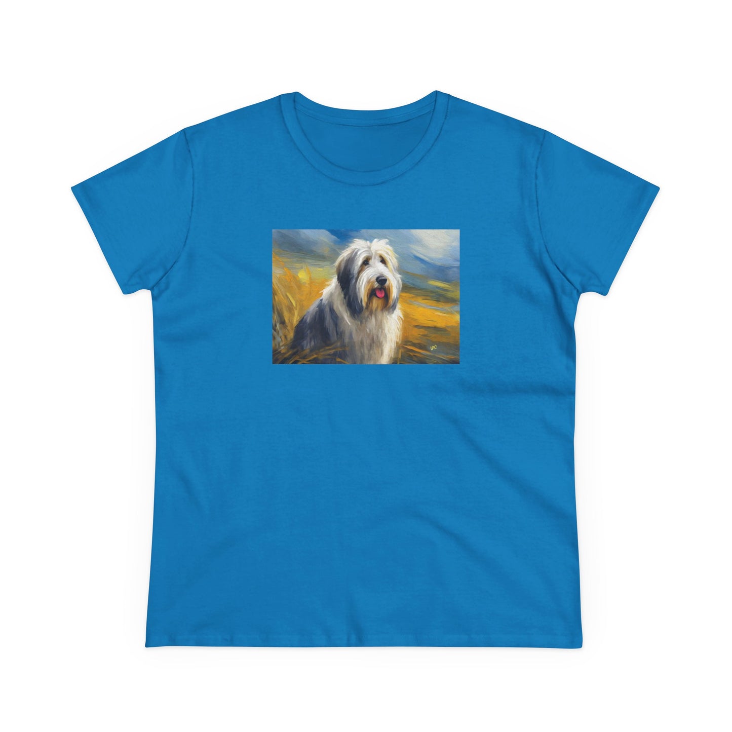 Old English Sheepdog Women's Midweight Cotton Tee