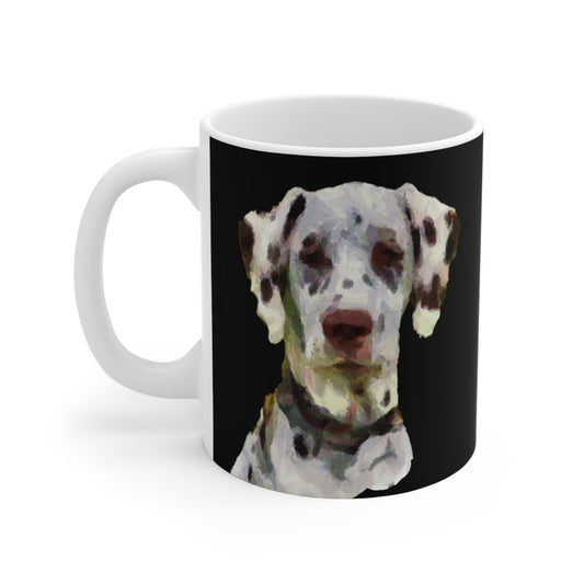 Dalmatian Impressionistic Ceramic Mug 11oz