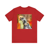English Setter & Child - Unisex Jersey Short Sleeve Tee
