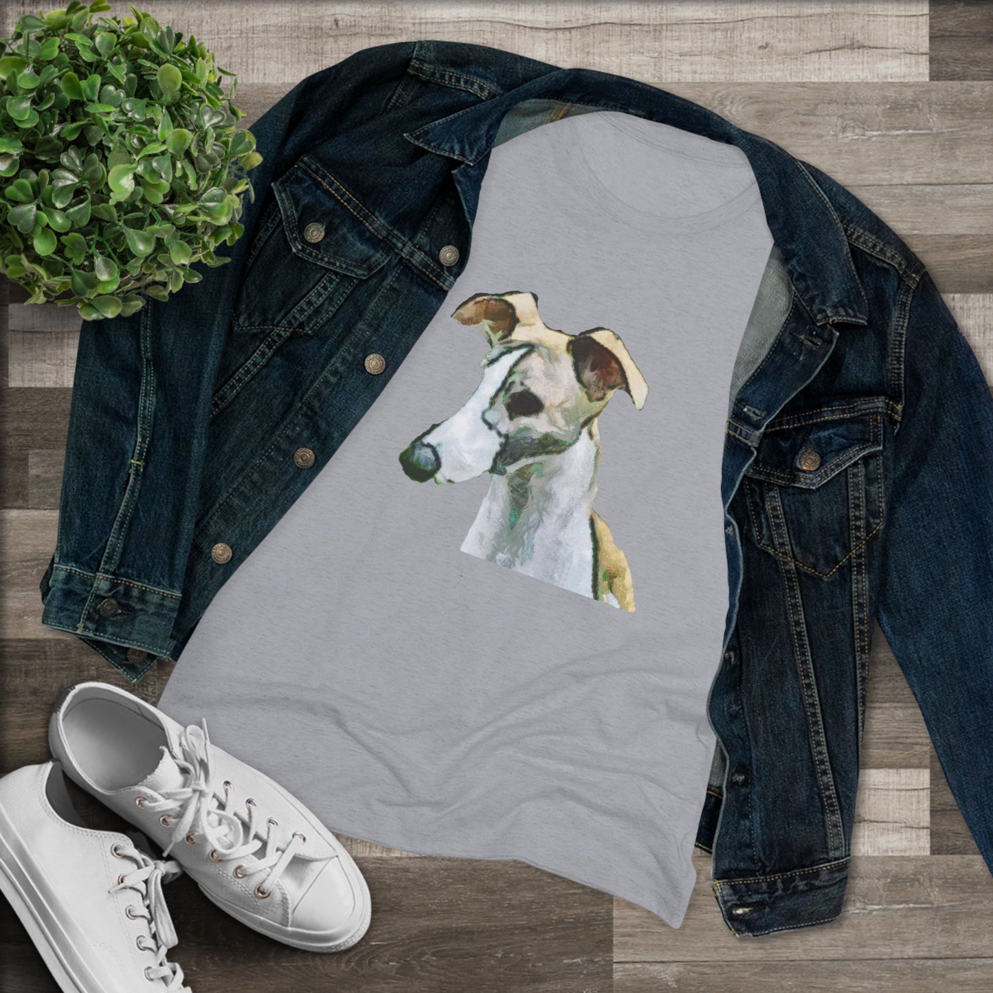 Whippet 'Simba' Women's Slim Fit Triblend Tee