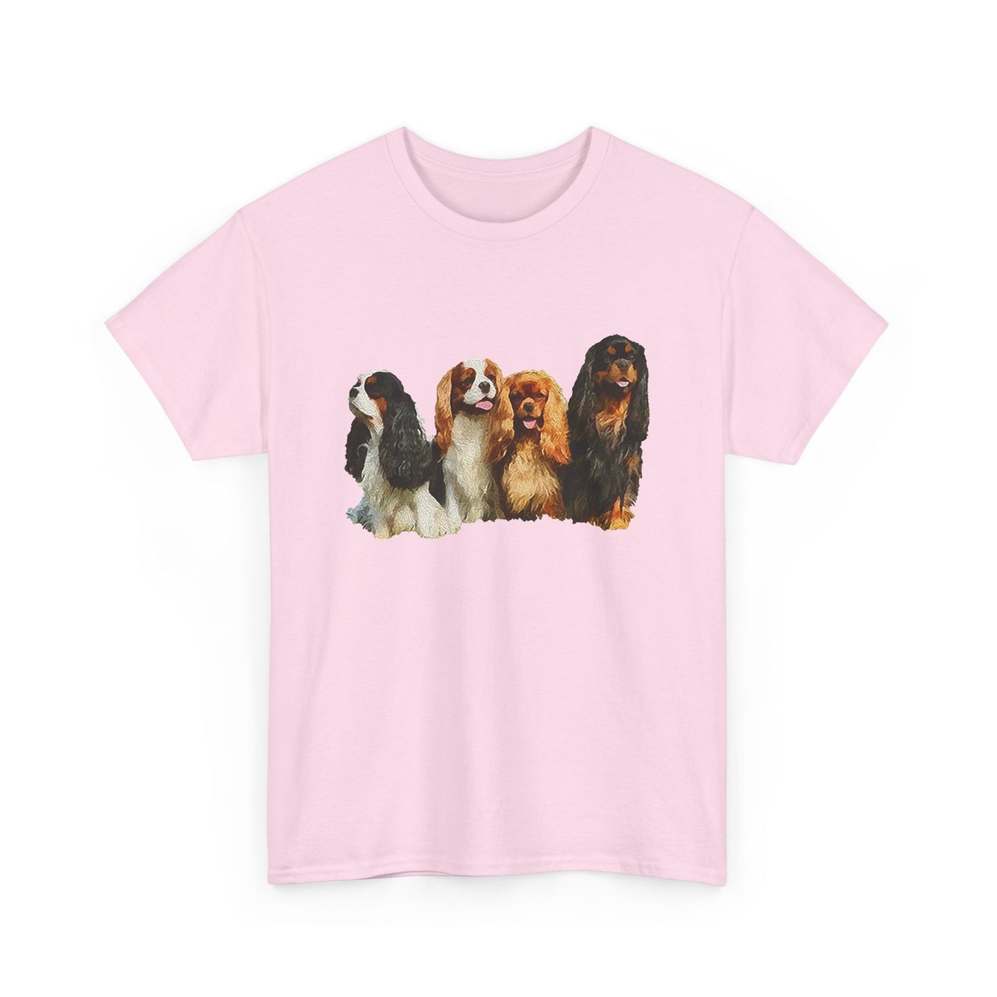 King Charles Spaniel Cavalier Club Unisex Heavy Cotton Tee