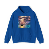 Greek Islands 'Aegean Enchantment' - Unisex 50/50 Hooded Sweatshirt