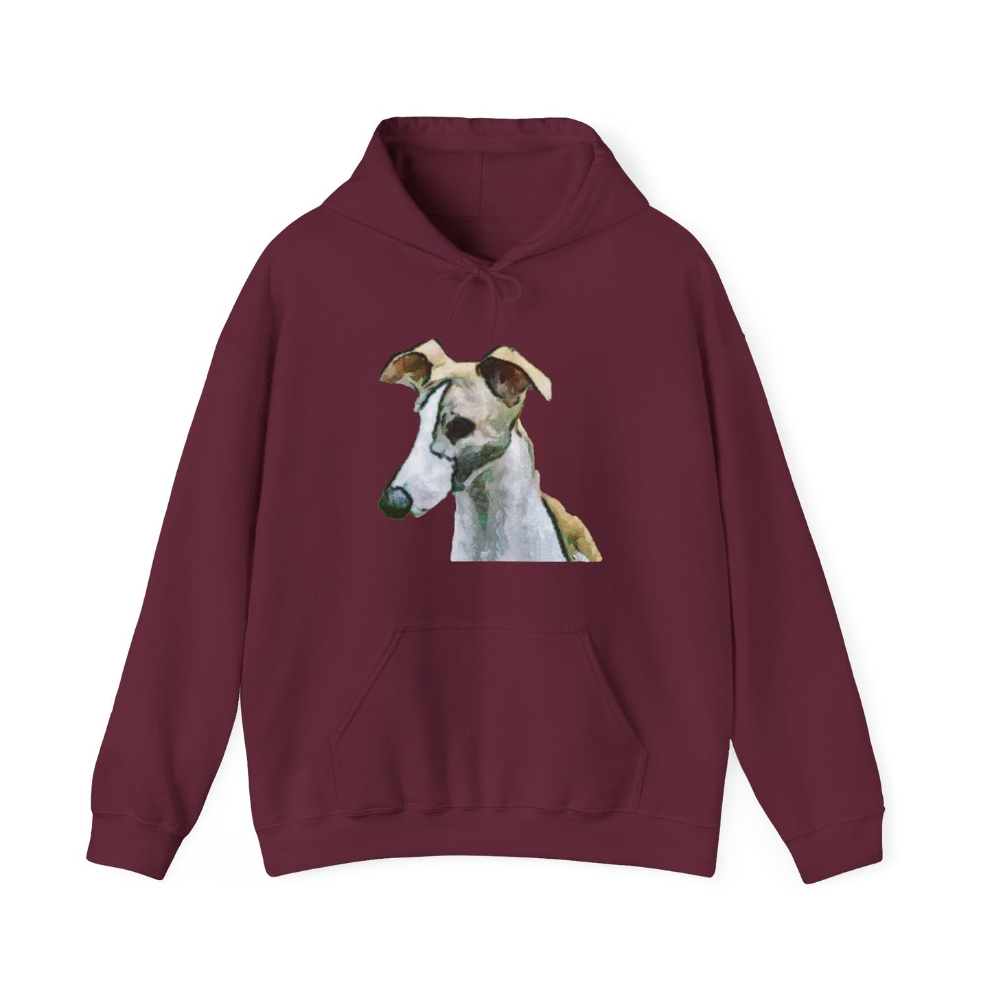 Whippet Unisex 50/50 Hoodie: Cozy Bliss for All