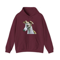 Whippet Unisex 50/50 Hoodie: The Comfy Charm