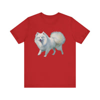Japanese Spitz Unisex Jersey Short Sleeve Tee