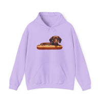 Dachshund 'Weiner Dog'  --  Unisex 50/50 Hooded Sweatshirt