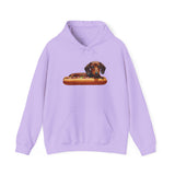 Dachshund 'Weiner Dog'  --  Unisex 50/50 Hooded Sweatshirt