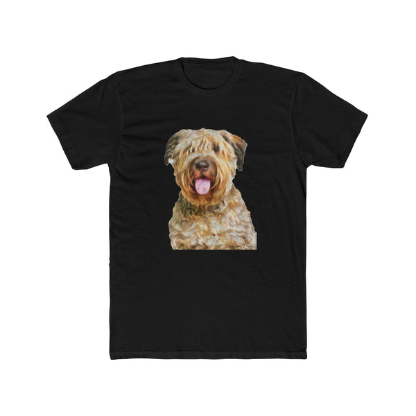 Bouvier des Flandres Men's Fitted Cotton Crew Tee
