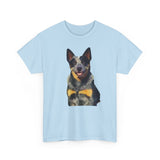 Blue Heeler - Australian Cattle Dog 'Baily' Unisex Heavy Cotton Tee