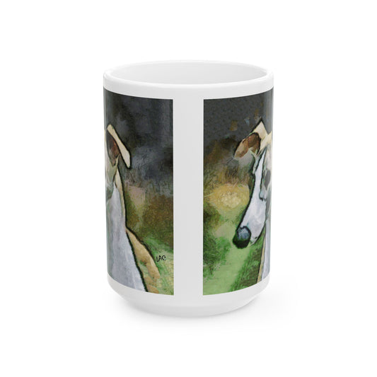 Whippet Ceramic Mug, 2 sizes