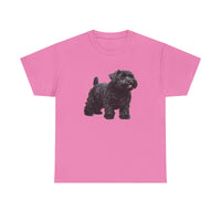 Black Russian Terrier Unisex Heavy Cotton Tee