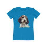 Petit Basset Griffon Vendéen Women's Slim Fit Ringspun Cotton T-Shirt