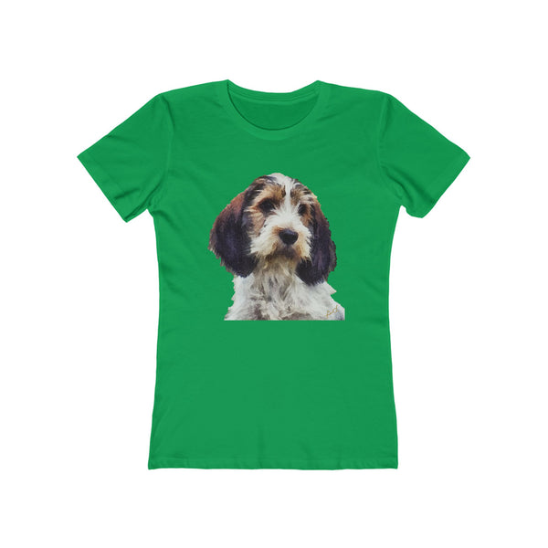 Petit Basset Griffon Vendéen Women's Slim Fit Ringspun Cotton T-Shirt