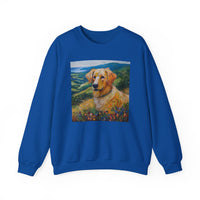 Golden Retriever Unisex 50/50 Crewneck Sweatshirt