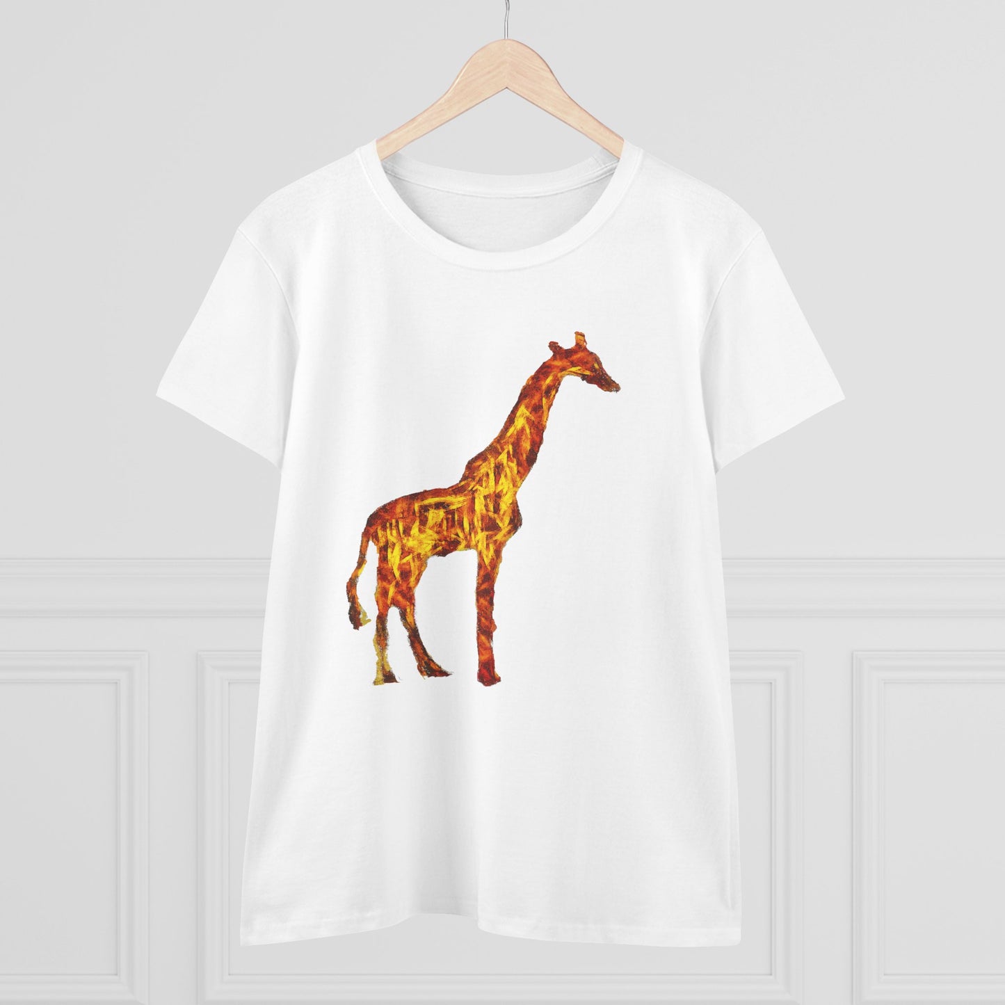 Giraffe 'Camile' Women's Midweight Cotton Tee