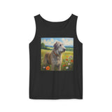 Irish Wolfhound Unisex Relaxed Fit Garment-Dyed Tank Top