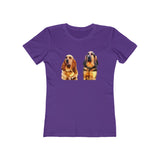 Bloodhounds 'Bear & Bubba' Women's Slim Fit Ringspun Cotton T-Shirt