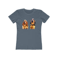 Bloodhounds 'Bear & Bubba' Women's Slim Fit Ringspun Cotton T-Shirt