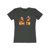 Bloodhounds 'Bear & Bubba' Women's Slim Fit Ringspun Cotton T-Shirt