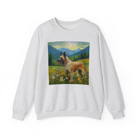 Belgian Laekenois Unisex 50/50 Crewneck Sweatshirt