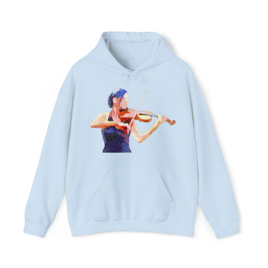 Violin 'The Bowist' Unisex 50/50 Hoodie