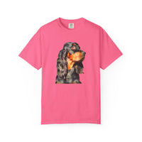 Gordon Setter Unisex-Adult Relaxed Fit Garment-Dyed T-shirt