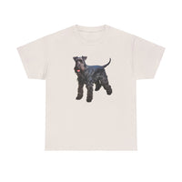 Kerry Blue Terrier Unisex Artistic Painting Cotton Tee