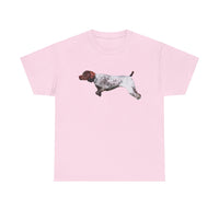 German Short Hair Pointer 'On Point' Unisex Heavy Cotton Tee