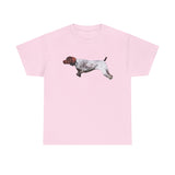 German Short Hair Pointer 'On Point' Unisex Heavy Cotton Tee