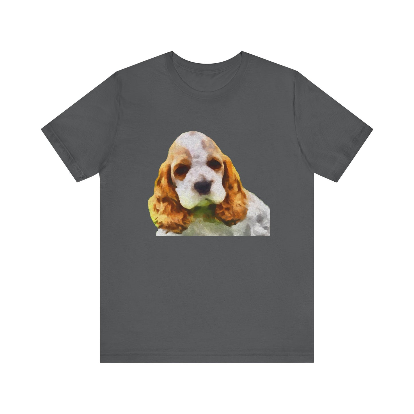 Cocker Spaniel 'Hogan' Unisex Jersey Short Sleeve Tee by DoggyLips ™