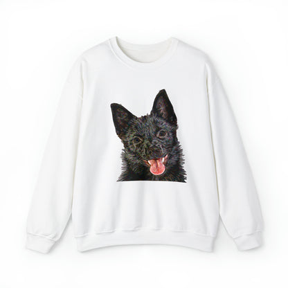 Schipperke Unisex 50/50  Crewneck Sweatshirt