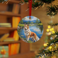 Norrbottenspets Christmas Tree  Metal Ornaments