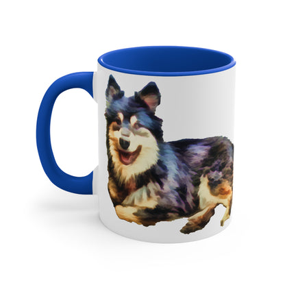 Finnish Lapphund Accent Coffee Mug, 11oz