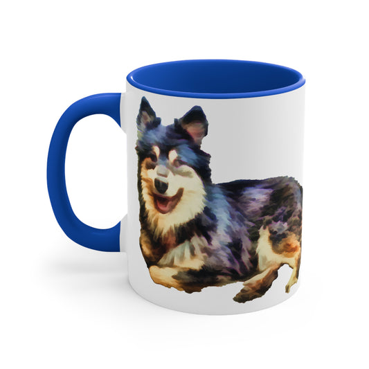 Finnish Lapphund Accent Coffee Mug, 11oz