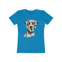 Dalmatian 'Impressionistic'  - Women's Slim Fit Ringspun Cotton T-Shirt