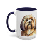 Lhasa Apso Accent Coffee Mug - 2 Sizes