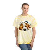 English Foxhound 'Sasha' Unisex Cotton Tie-Dye Tee, Cyclone