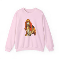 Basset Hound 'Lautrec' Unisex Crewneck Sweatshirt